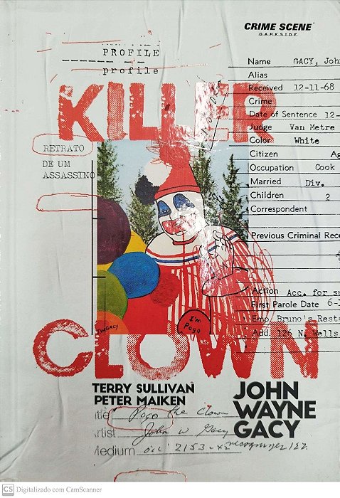 Livro Killer Clown: John Wayne Gacy Autor Sullivan, Terry (2019) [usado]
