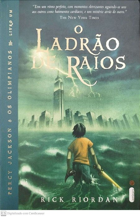 Livro o Ladrão de Raios - Percy Jackson e os Olimpianos 1 Autor Riordan, Rick (2010) [usado]