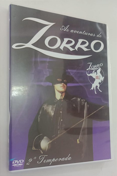 Dvd as Aventuras de Zorro - 2° Temporada Vol. 2 Editora [usado]