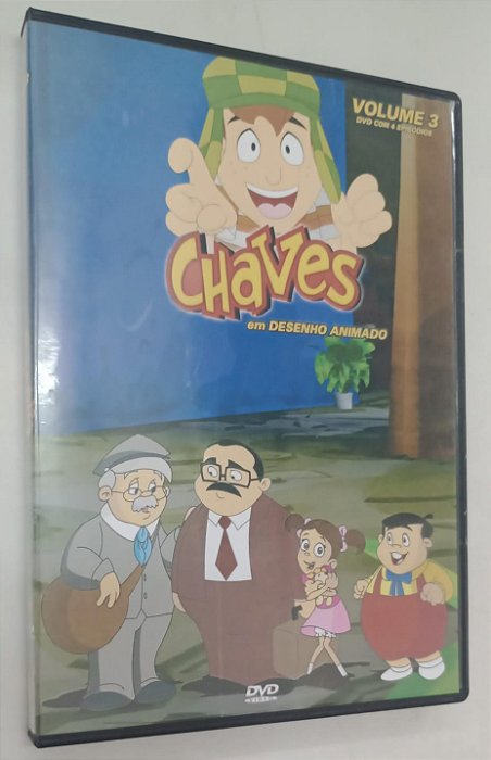 Dvd Chaves em Desenho Animado - Volume 3 Editora Roberto Gómez Bolaños [usado]