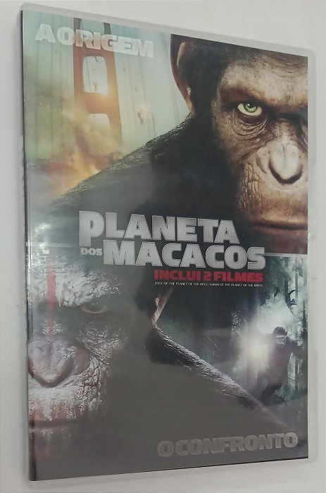 Dvd Planeta dos Macacos: a Origem / o Confronto (2 Filmes) Editora [usado]