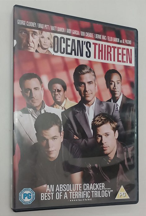 Dvd Ocean''s Thirteen (treze Homens e um Novo Segredo) Editora Steven Soderbergh [usado]