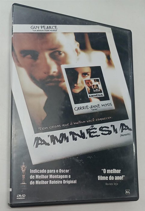 Dvd Amnésia Editora Christopher Nolan [usado]