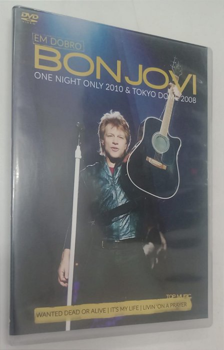 Dvd Bon Jovi - em Dobro: One Night Onlu 2010 & Tokyo Dome 2008 Editora [usado]