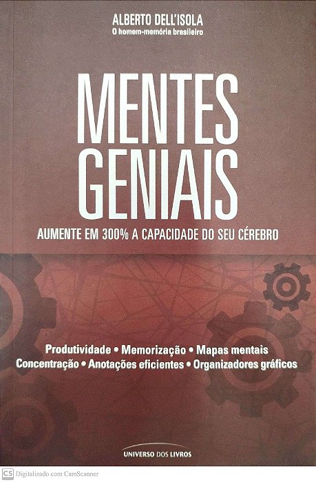 Livro Mentes Geniais Autor Dell''isola, Alberto (2014) [seminovo]