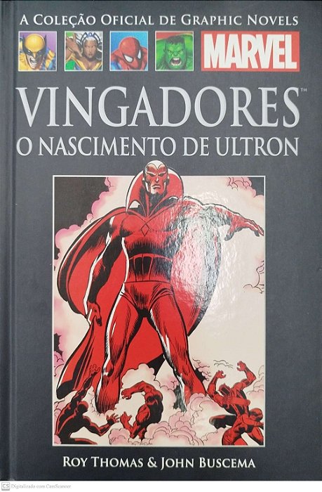 Gibi o Nascimento de Ultron: Vingadores - a Coleção Oficial de Graphic Novels Marvel 12 Autor (2016) [seminovo]