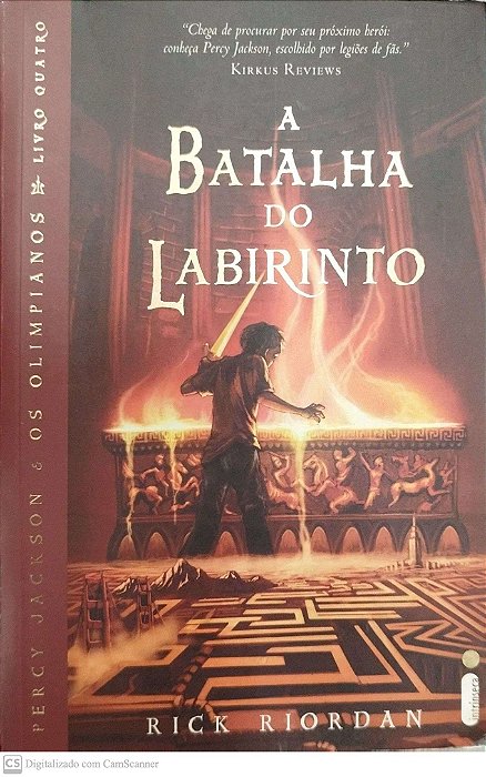 Livro a Batalha do Labirinto - Percy Jackson e os Olimpianos Livro 4 Autor Riordan, Rick (2010) [usado]