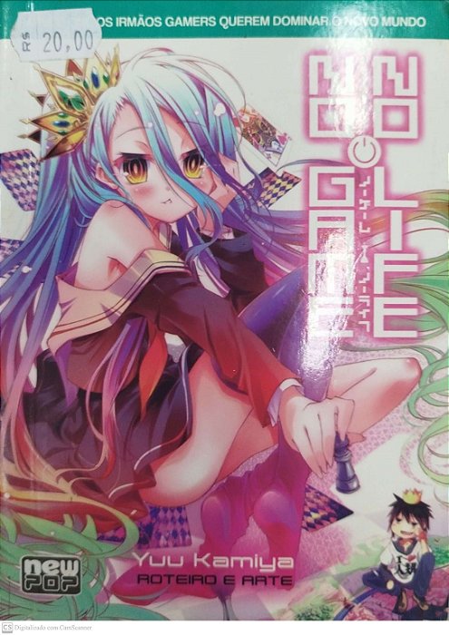 Livro no Game no Life 1 Autor Kamiya, Yuu [seminovo]