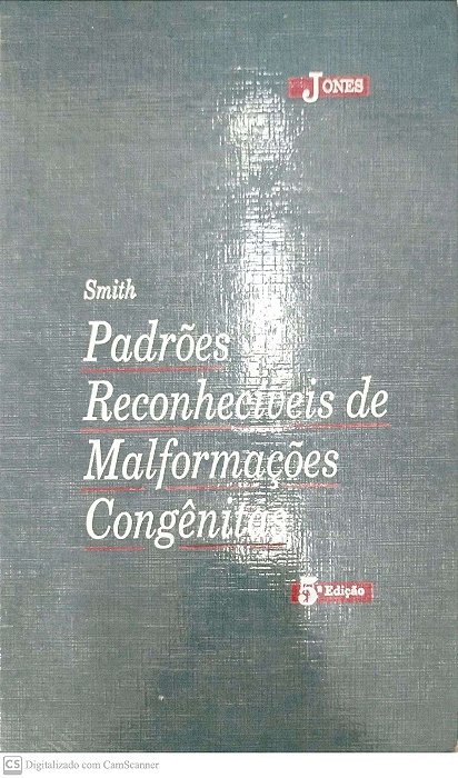 Livro Padrões Reconhecíveis de Malformações Congênitas Autor Jones, Kenneth Lyons (1998) [usado]
