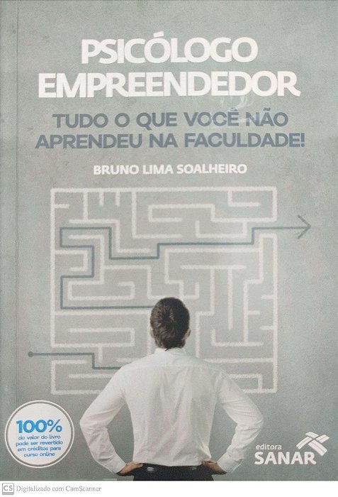 Livro Psicólogo Empreendedor Autor Soalheiro, Bruno Lima (2016) [usado]