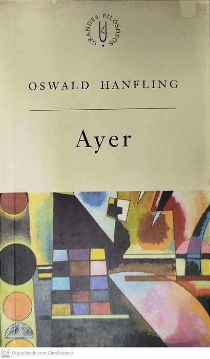 Livro Ayer Autor Hanfling, Oswald (2000) [seminovo]