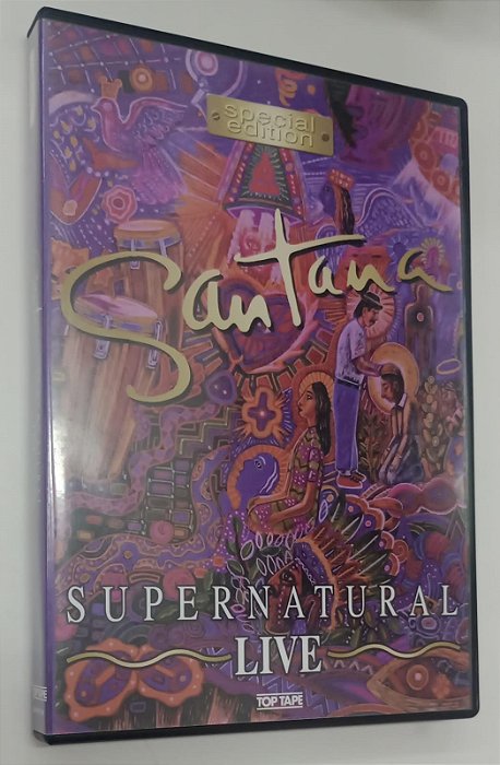 Dvd Santana - Supernatural Live Editora [usado]