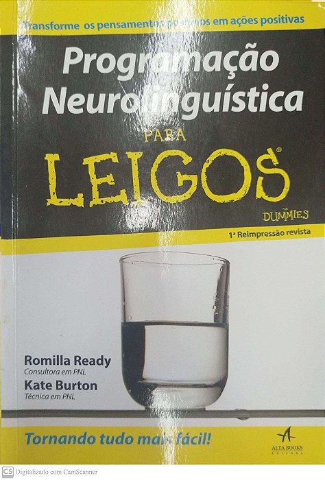 Livro Programação Neurolinguística para Leigos Autor Ready, Romilla (2015) [seminovo]