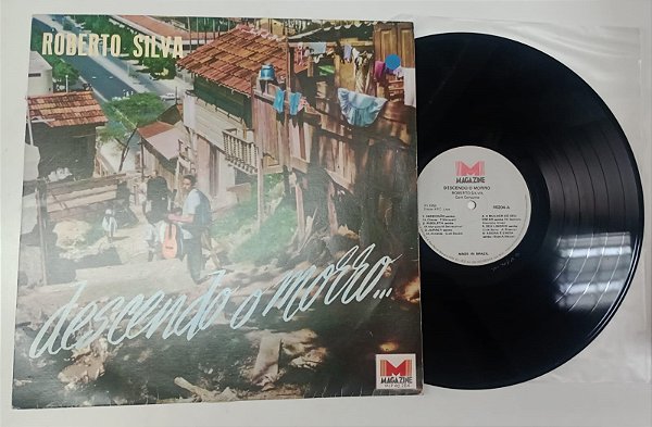 Disco de Vinil Roberto Silva - Descendo o Morro (1958) Interprete Roberto Silva (1958) [usado]