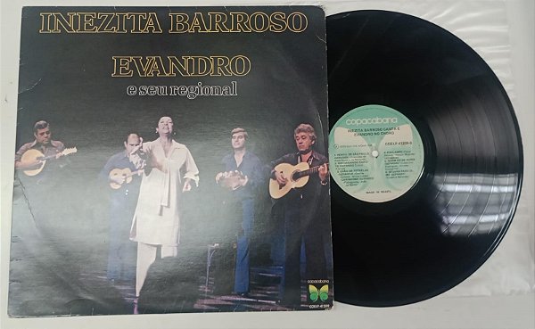 Disco de Vinil Inezita Barroso e Evandro - Inezita Barroso Canta e Evandro no Choro (1979) Interprete Inezita Barroso e Evandro (1979) [usado]