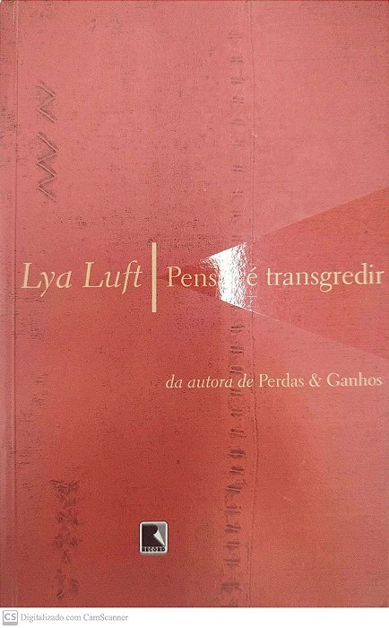 Livro Pensar é Transgredir Autor Luft, Lya (2004) [seminovo]