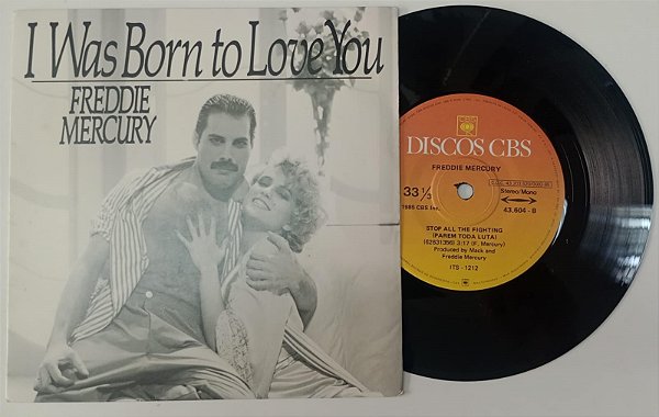 Disco de Vinil Freddie Mercury - I Was Born To Love You (1985) Interprete Freddie Mercury (1985) [usado]
