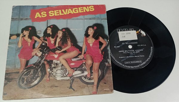 Disco de Vinil as Selvagens - Amor Selvagem (lp Compacto 1983 Raridade) Interprete as Selvagens (1983) [usado]