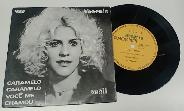Disco de Vinil Vanil - Caramelo, Caramelo Você Me Chamou (lp Compacto 1975) Interprete Vanil (1975) [usado]