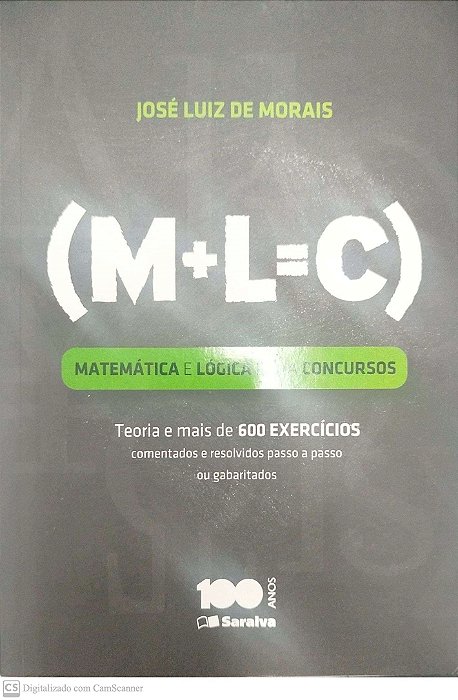 Livro Matemática e Lógica para Concursos Autor Morais , José Luiz de (2014) [seminovo]