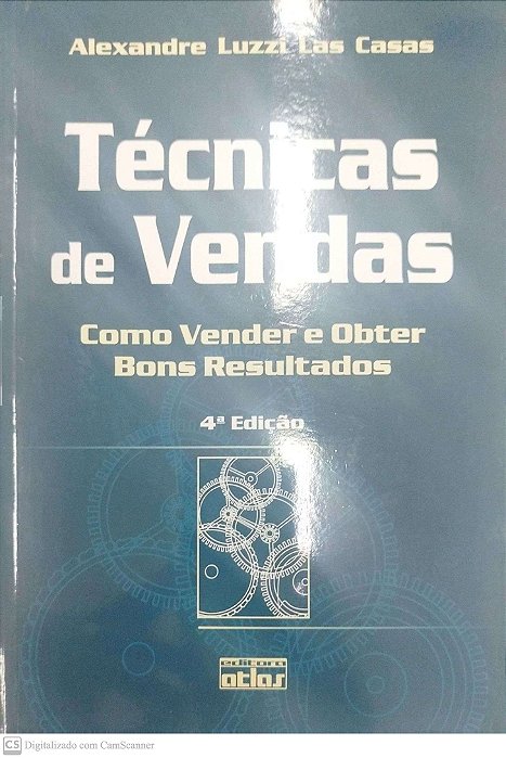 Livro Técnicas de Vendas Autor Casas, Alexandre Luzzi Las (2011) [seminovo]