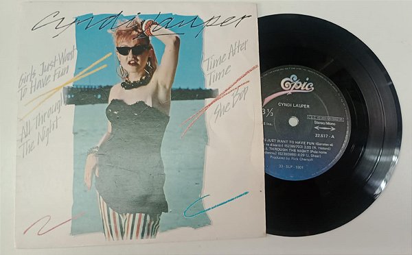 Disco de Vinil Cyndi Lauper (lp Compacto com 4 Músicas / Raridade 1983) Interprete Cyndi Lauper (1983) [usado]