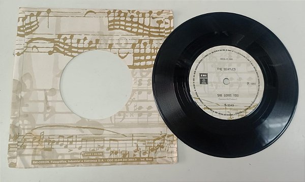 Disco de Vinil The Beatles - She Loves / I Want To Hold Your Hand (lp Compacto 1964 Raridade) Interprete The Beatles (1964) [usado]