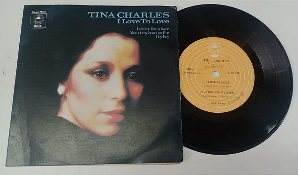 Disco de Vinil Tina Charles - I Love To Love (lp Compacto 1976) Interprete Tina Charles (1976) [usado]