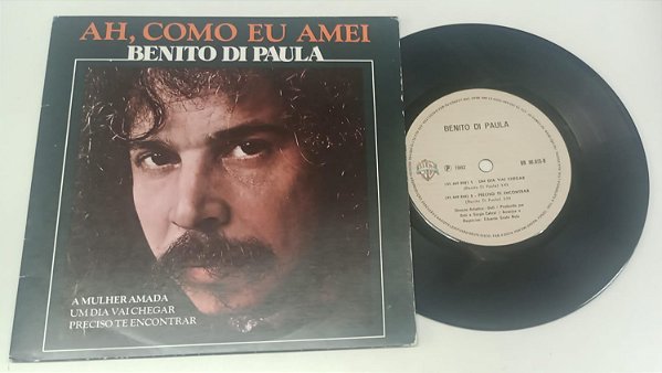 Disco de Vinil Benito Di Paula - Ah, Como Eu Amei (lp Compacto 1982) Interprete Benito Di Paul (1982) [usado]