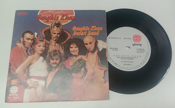 Disco de Vinil Brazilian Genghis Khan - Genghis Khan / Desert Island (lp Compacto 1979) Interprete Brazilian Genghis Khan (1979) [usado]