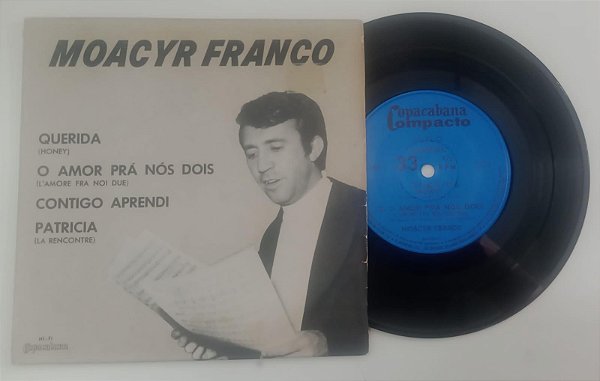 Disco de Vinil Moacyr Franco (lp Compacto 1968) Interprete Moacyr Franco (1968) [usado]