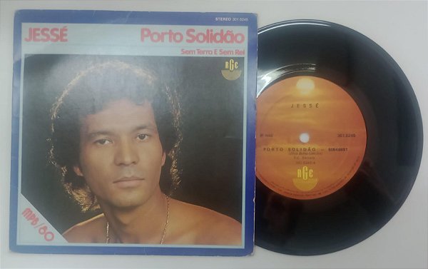 Disco de Vinil Jessé - Porto Solidão / Terra e sem Rei (lp Compacto 1980) Interprete Jessé (1980) [usado]