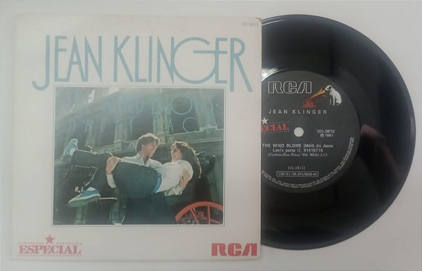 Disco de Vinil Jean Klinger - The Wind Blows / Happy Face (lp Compacto 1981) Interprete Jean Klinger (1981) [usado]