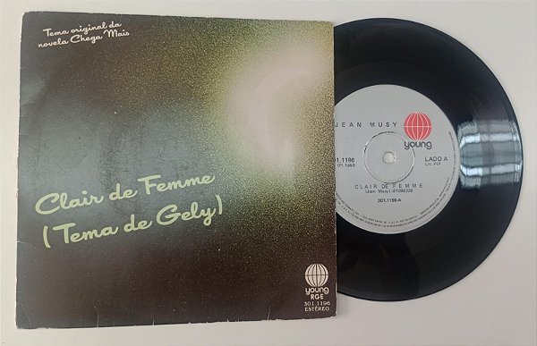 Disco de Vinil Jean Musy - Clair de Femme / L''adagio D''albinoni (lp Compacto 1980) Interprete Jean Musy (1980) [usado]