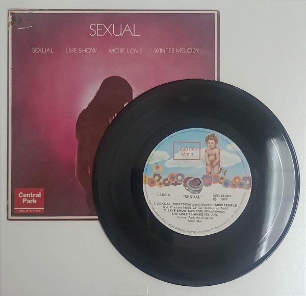 Disco de Vinil Sexual (lp Compacto 1977) Interprete Vários (1977) [usado]