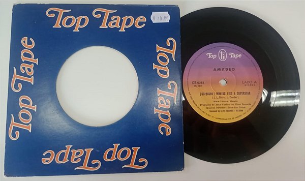 Disco de Vinil Amadeo - Moving Like a Superstar / 33rd Floor (lp Compacto 1977) Interprete Amadeo (1977) [usado]