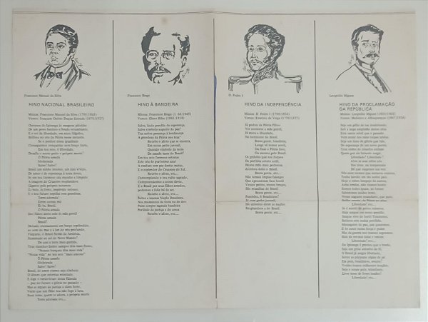 Disco de Vinil Hinos Brasileiros (lp Compacto 1980) Interprete Vários (1980) [usado]