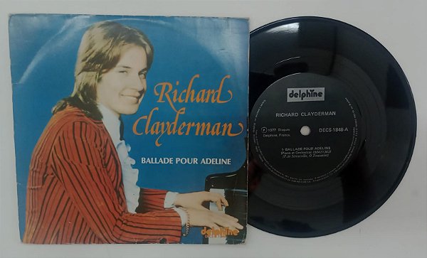 Disco de Vinil Richard Clayderman - Ballade Pour Adeline (lp Compacto 1977) Interprete Richard Clayderman (1977) [usado]