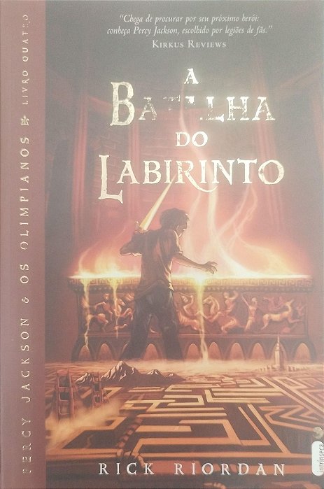 Livro a Batalha do Labirinto - Percy Jackson e os Olimpianos Livro 4 Autor Riordan, Rick (2010) [seminovo]