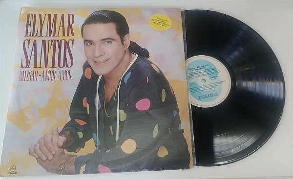 Disco de Vinil Elymar Santos: Missão - Amor Amor (lp 1992) Interprete Elymar Santos (1992) [usado]