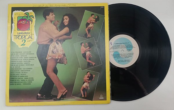 Disco de Vinil Lambateria Tropical 2 (lp 1989) Interprete Vários (1989) [usado]