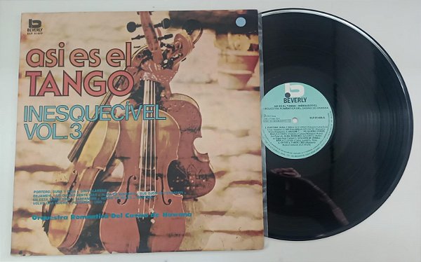 Disco de Vinil Asi Es El Tango / Orquestra Romântica Del Casino de Hawana - Inesquecível Vol. 3 (lp 1983) Interprete Orquestra Romântica Del Casino de Hawana (1983) [usado]