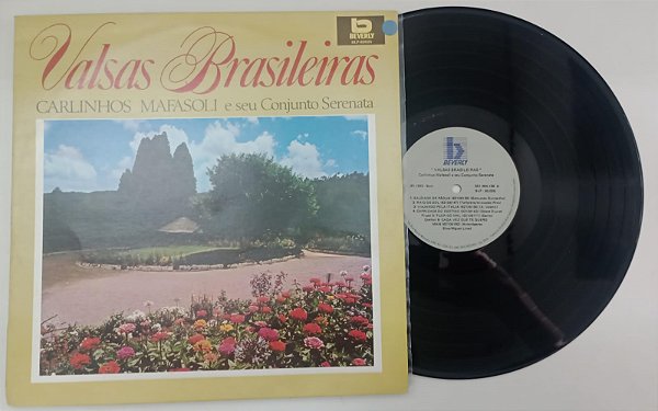 Disco de Vinil Valsas Brasileiras: Carlinhos Mafasoli e seu Conjunto Serenata (lp 1982) Interprete Carlinhos Mafasoli e Conjunto Serenata (1982) [usado]