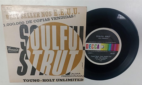 Disco de Vinil Young-holt Unlimited: Soulful Strut (lp Compacto 1969) Interprete Young-holt Unlimited (1969) [usado]