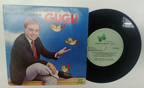 Disco de Vinil Gugu- Baile dos Passarinhos / Bugaldoo Da-da (lp Compacto 1984) Interprete Gugu (1984) [usado]