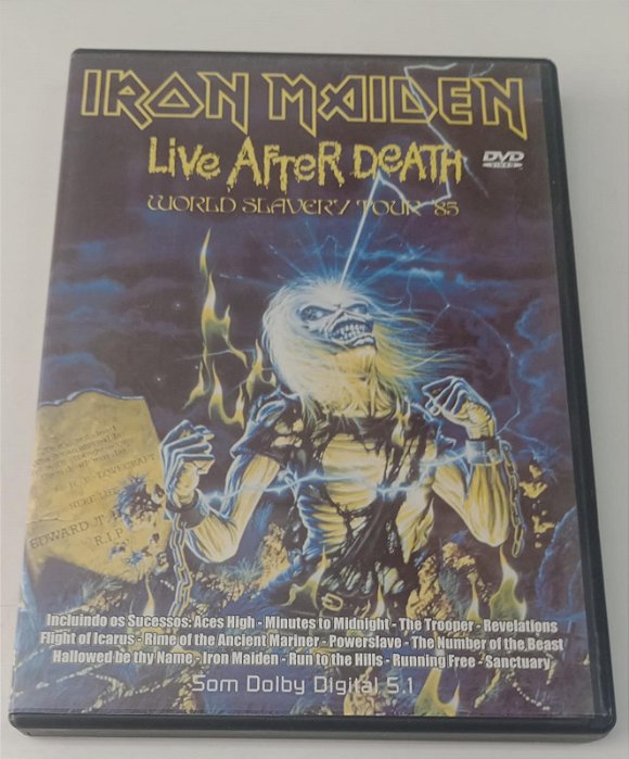 Dvd Iron Maiden - Live After Death 1985 Editora [usado]