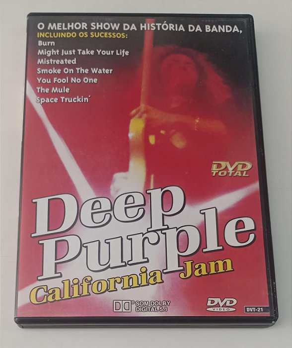 Dvd Deep Purple - California Jam Editora [usado]