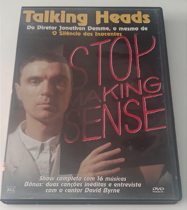 Dvd Talking Heads - Stop Making Sense Editora [usado]