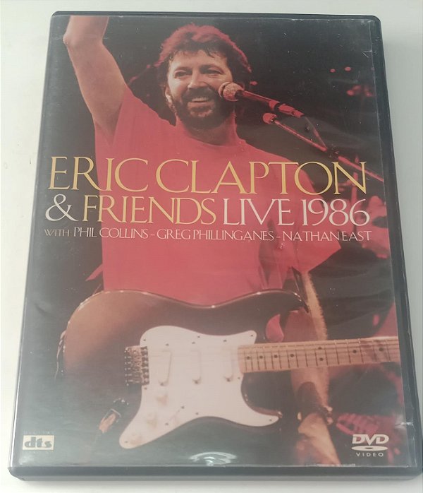 Dvd Eric Clapton & Friends - Live 1986 Editora [usado]
