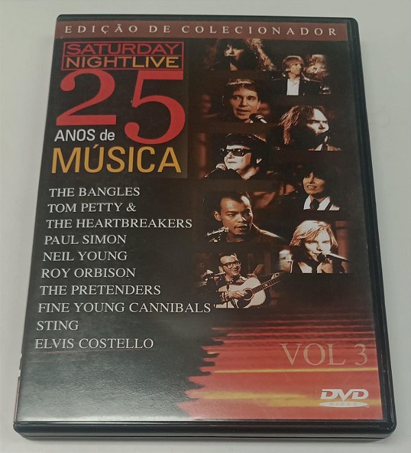 Dvd Coleção Saturday Night Live - 25 Anos de Música. Vol 3 Editora [usado]
